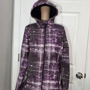 Xersion Women's Purple and Black Ski Jacket